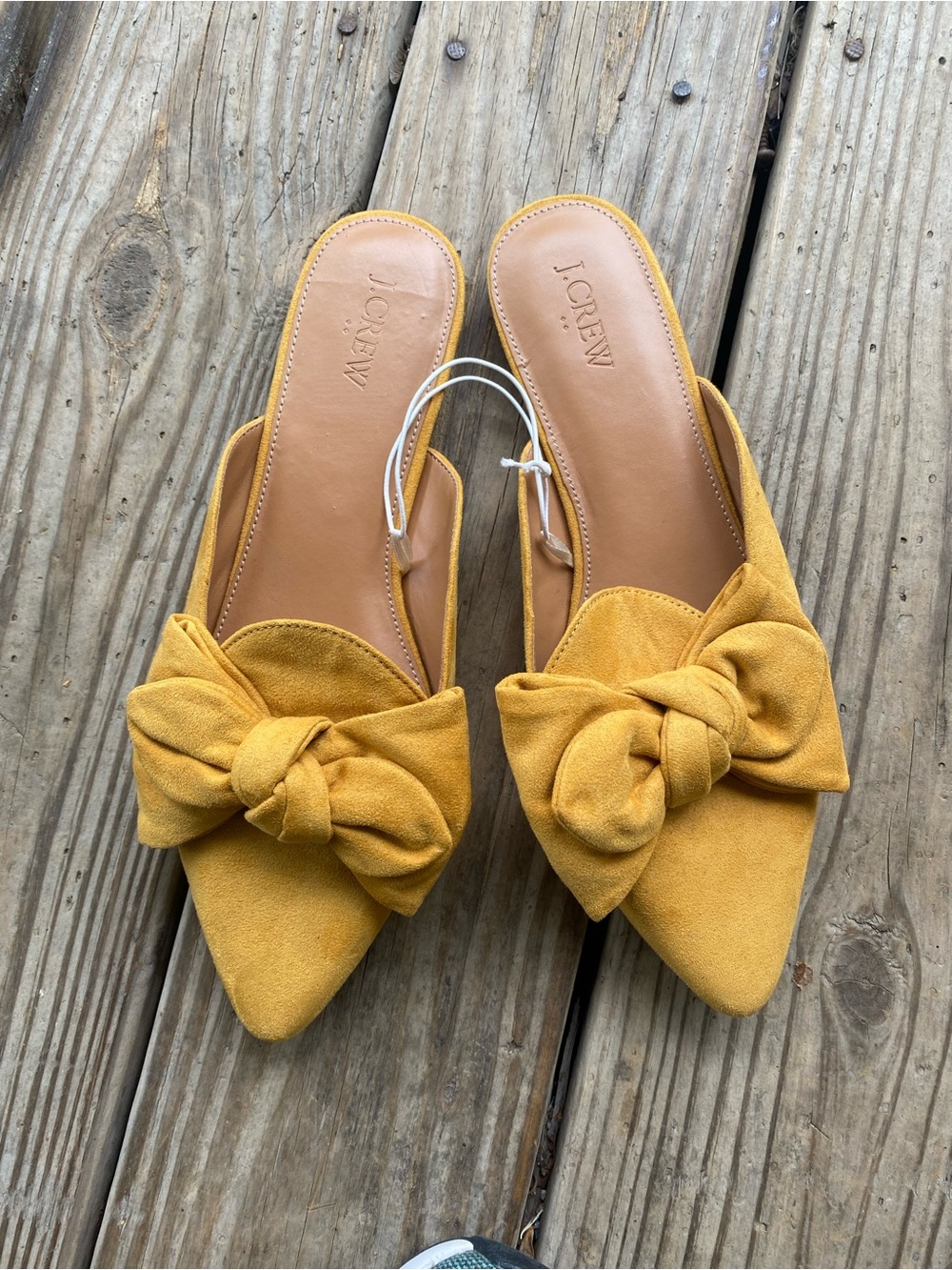 (NEW!) J. CREW- Suede Like Pointed-Toe Mules!